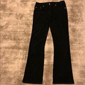 Z Cavaricci Black Velvet Pants Size 7